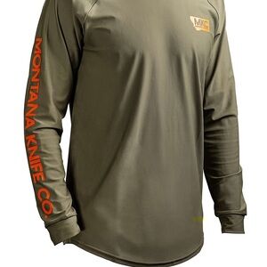 MKC LS PERFORMANCE CREW - FADED OLIVE